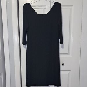 Avon Classic Black 3/4 Sleeve Dress